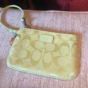 Coach wristlet/wallet